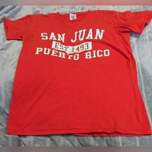 San Juan Puerto Rico short sleeve women's shirt Sz: M